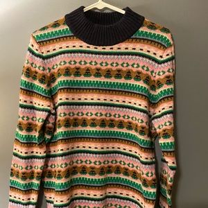 Fair isle j crew sweater